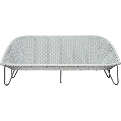 Azores 3 Seat Sofa - Coconut White Outdoor Couch - LOOMLAN - Seasonal Living - Outdoor Sofas & Loveseats