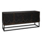 Aztec Black Sideboard Black Buffet for Dining Room - LOOMLAN - Sarreid - Sideboards