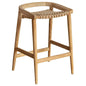 Azur Wooden Patio Counter Stool-Outdoor Counter Stools-Artesia-LOOMLAN