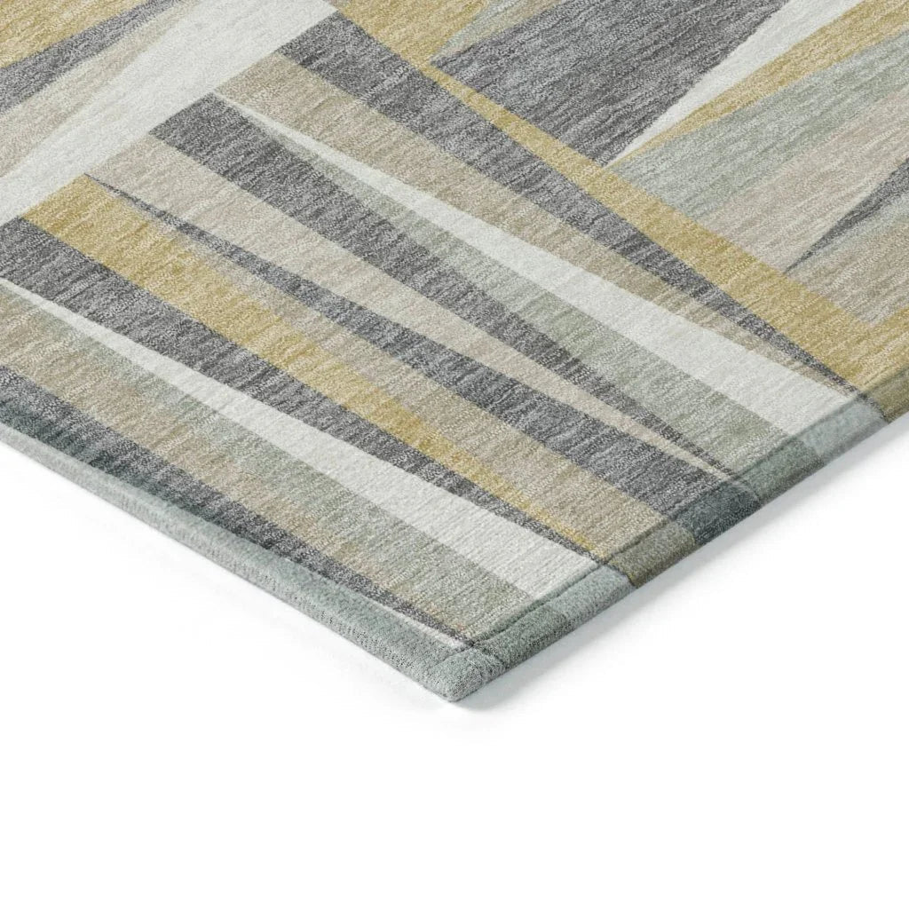 Azura Brown Washable Indoor-Outdoor Rug-Outdoor Rugs-LOOMLAN Rugs-LOOMLAN