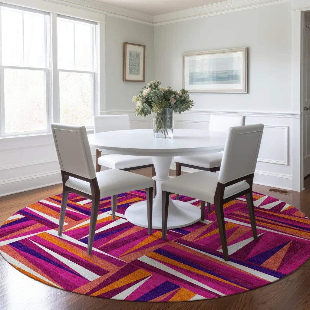 Azura Garnet Washable Indoor-Outdoor Rug-Outdoor Rugs-LOOMLAN Rugs-LOOMLAN