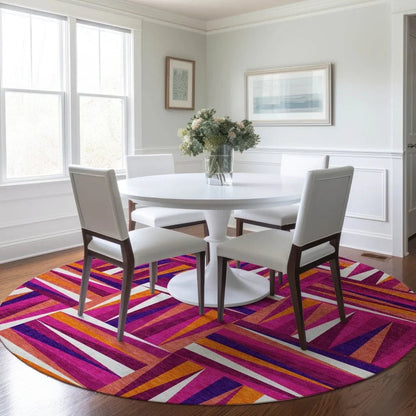 Azura Garnet Washable Indoor-Outdoor Rug-Outdoor Rugs-LOOMLAN Rugs-LOOMLAN