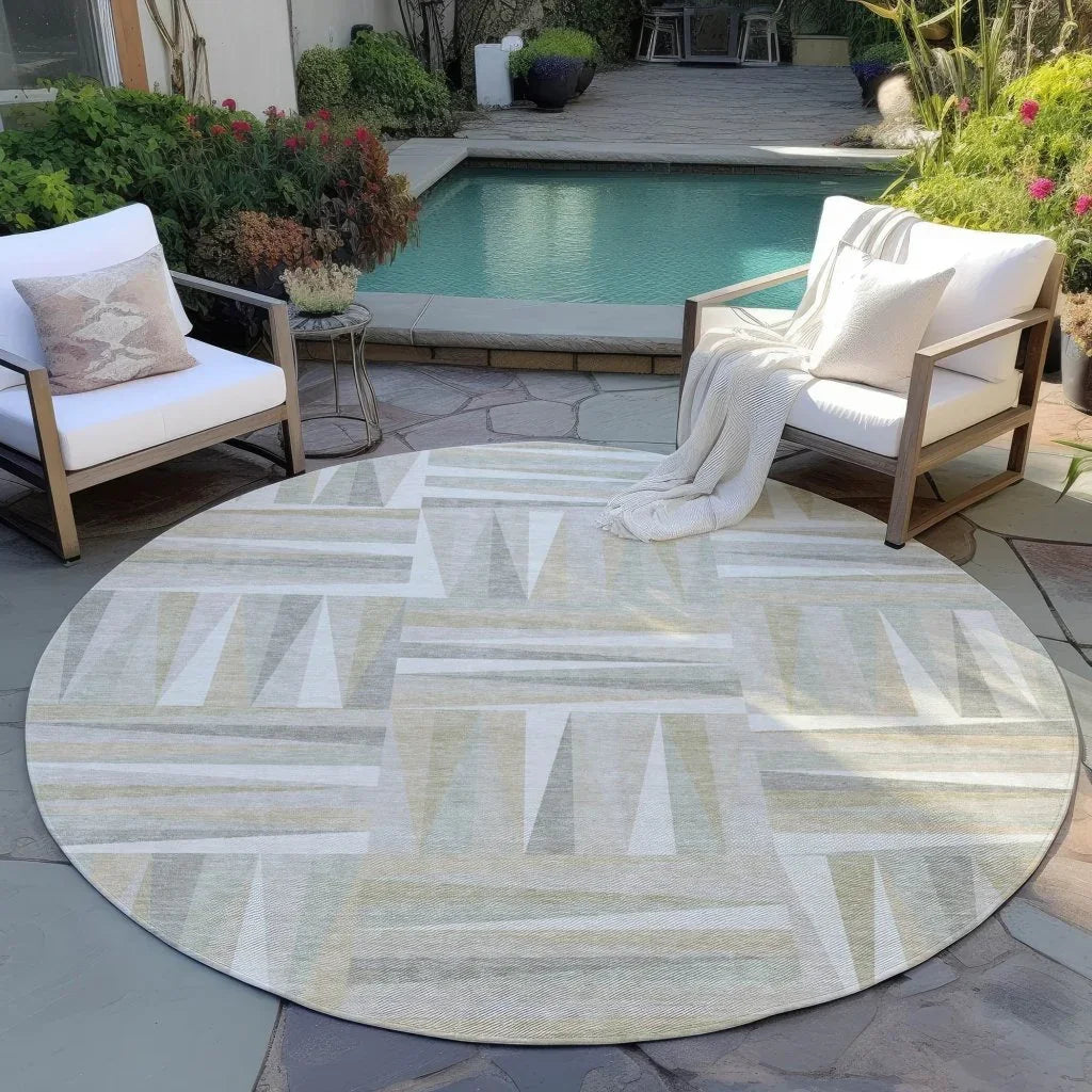Azura Ivory Washable Indoor-Outdoor Rug-Outdoor Rugs-LOOMLAN Rugs-LOOMLAN