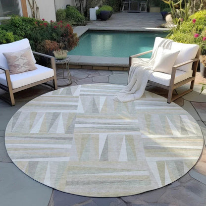 Azura Ivory Washable Indoor-Outdoor Rug-Outdoor Rugs-LOOMLAN Rugs-LOOMLAN