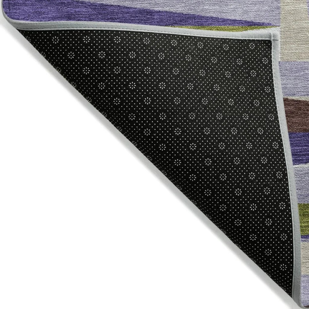 Azura Lavender Washable Indoor-Outdoor Rug-Outdoor Rugs-LOOMLAN Rugs-LOOMLAN