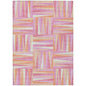 Azura Pink Washable Indoor-Outdoor Rug-Outdoor Rugs-LOOMLAN Rugs-2'6" x 3'10"-LOOMLAN