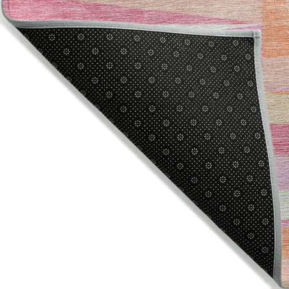 Azura Pink Washable Indoor-Outdoor Rug-Outdoor Rugs-LOOMLAN Rugs-LOOMLAN