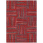 Azura Red Washable Indoor-Outdoor Rug-Outdoor Rugs-LOOMLAN Rugs-2'6" x 3'10"-LOOMLAN