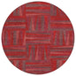 Azura Red Washable Indoor-Outdoor Rug-Outdoor Rugs-LOOMLAN Rugs-8' x 8'-LOOMLAN