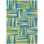 Azura Teal Washable Indoor-Outdoor Rug-Outdoor Rugs-LOOMLAN Rugs-2'6" x 3'10"-LOOMLAN
