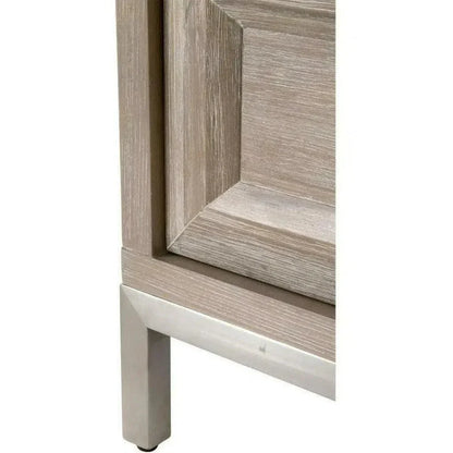 Azure Carrera 6 - Drawer Double Dresser White Marble - LOOMLAN - Essentials For Living - Dressers