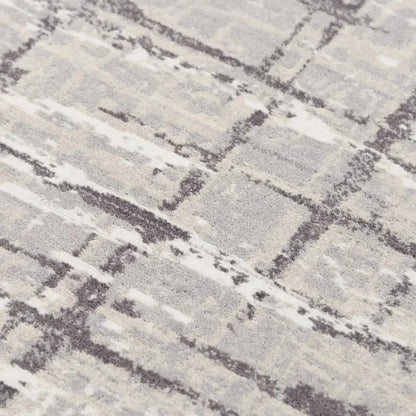 Baan Abstract / Gray Large Area Rugs For Living Room - LOOMLAN - LOOMLAN - Area Rugs