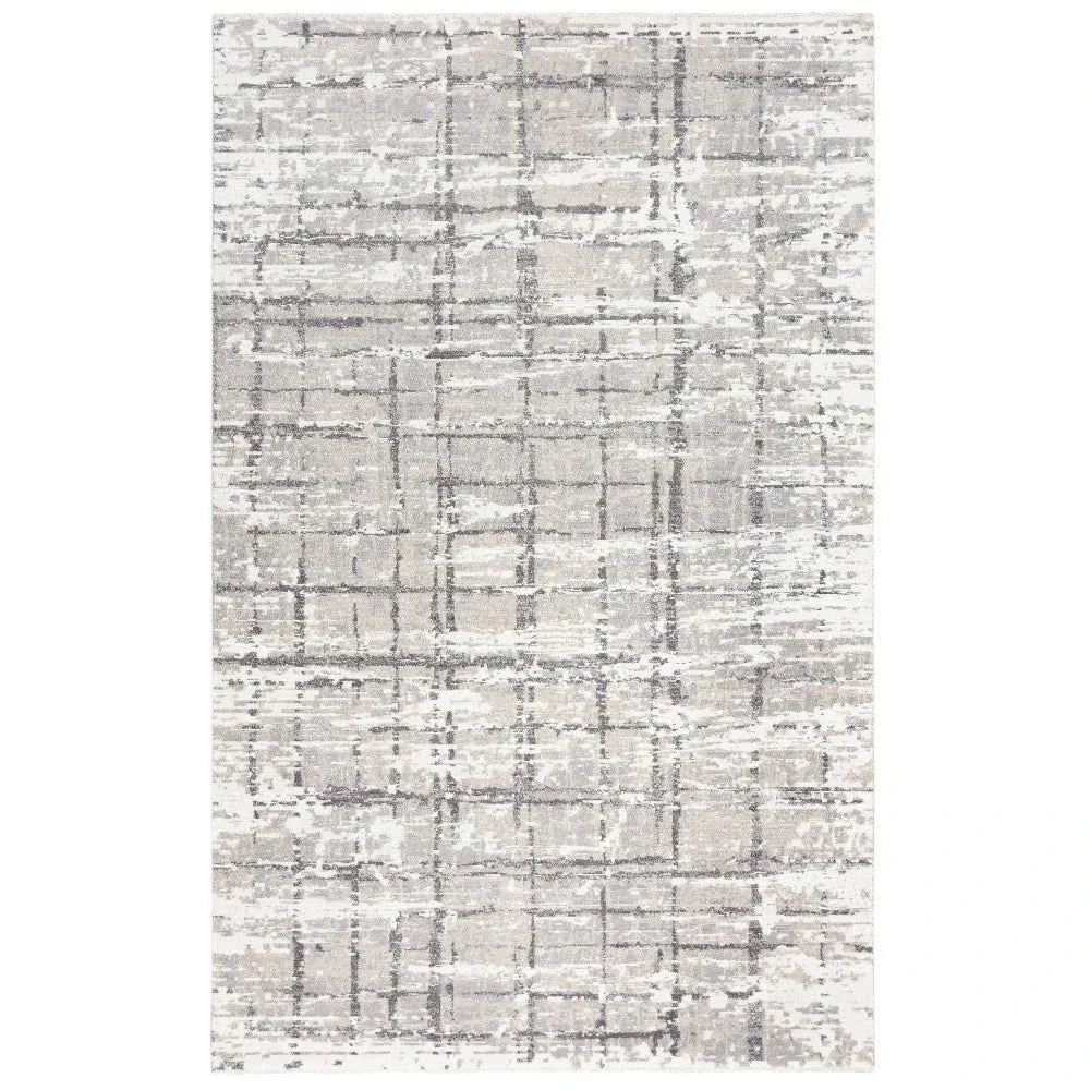 Baan Abstract / Gray Large Area Rugs For Living Room - LOOMLAN - LOOMLAN - Area Rugs