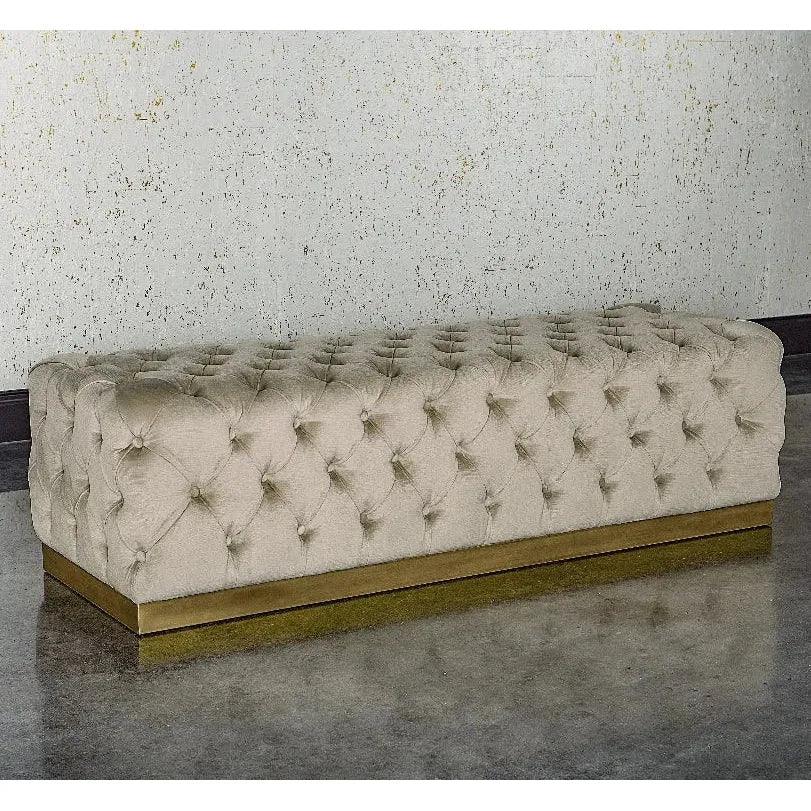 Babette Fabric Backless Bench - LOOMLAN - SUNPAN - Bedroom Benches