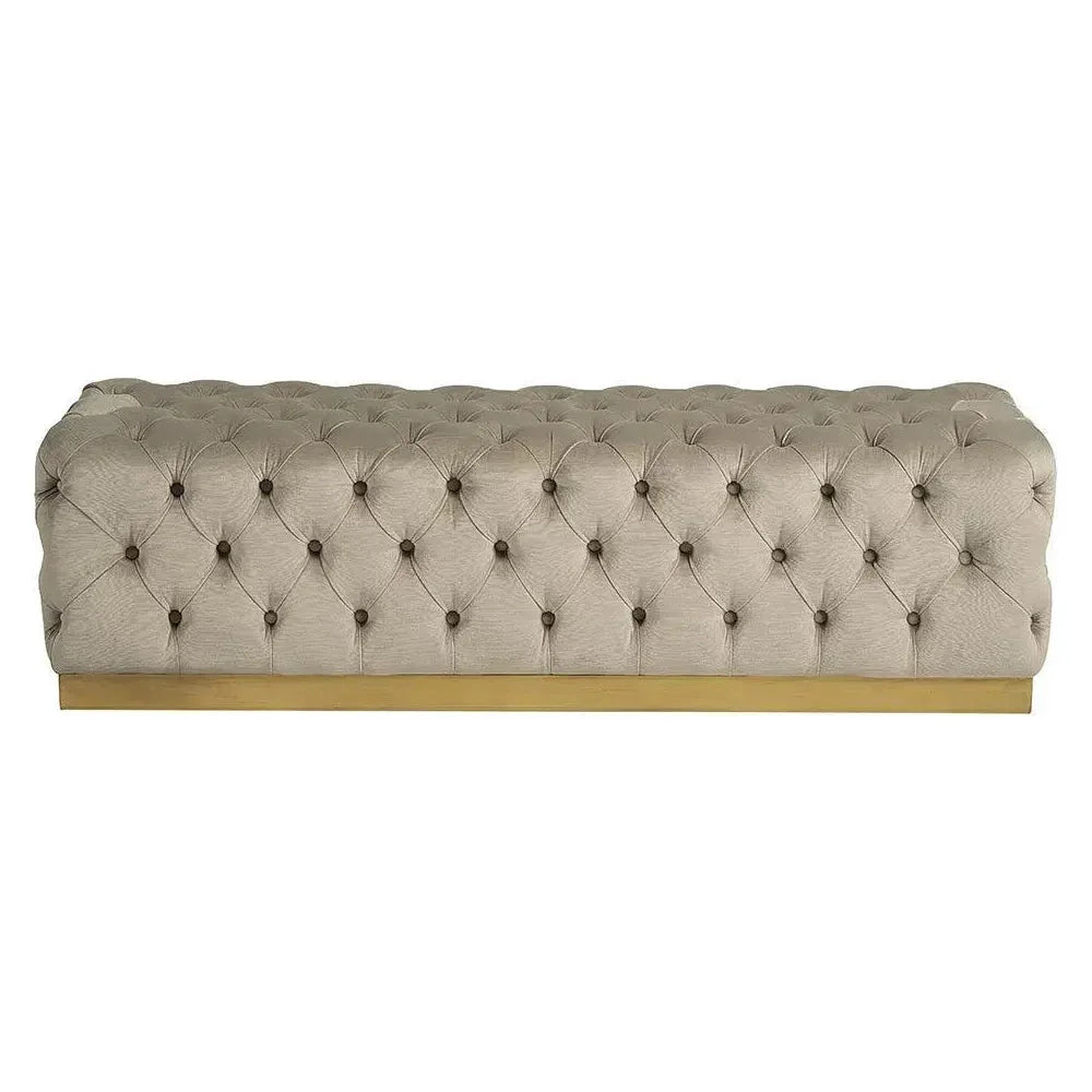 Babette Fabric Backless Bench - LOOMLAN - SUNPAN - Bedroom Benches