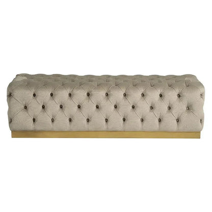 Babette Fabric Backless Bench - LOOMLAN - SUNPAN - Bedroom Benches