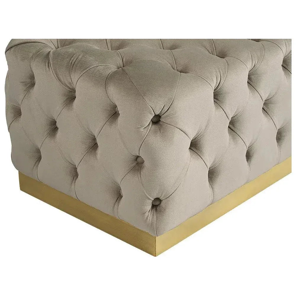 Babette Fabric Backless Bench - LOOMLAN - SUNPAN - Bedroom Benches