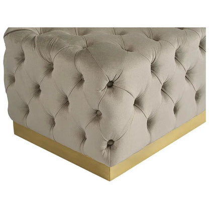 Babette Fabric Backless Bench - LOOMLAN - SUNPAN - Bedroom Benches