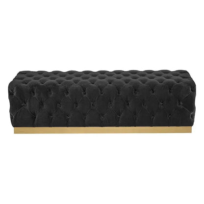 Babette Fabric Backless Bench - LOOMLAN - SUNPAN - Bedroom Benches