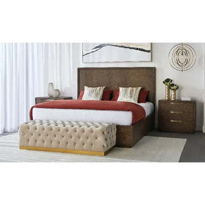 Babette Fabric Backless Bench - LOOMLAN - SUNPAN - Bedroom Benches