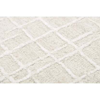 Babi Geometric Light Beige Area Rugs For Living Room - LOOMLAN - LOOMLAN - Area Rugs