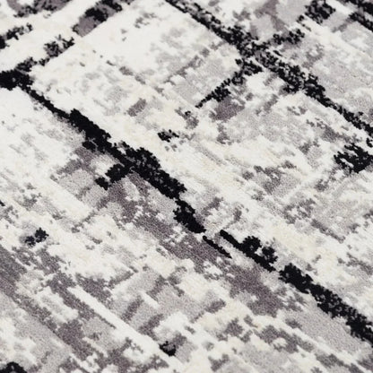 Babu Abstract Black/ Large Area Rugs For Living Room - LOOMLAN - LOOMLAN - Area Rugs