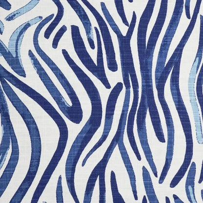 Babur Blue Abstract Blue Large Throw Pillow Insert - LOOMLAN - D.V. Kap - Throw Pillows