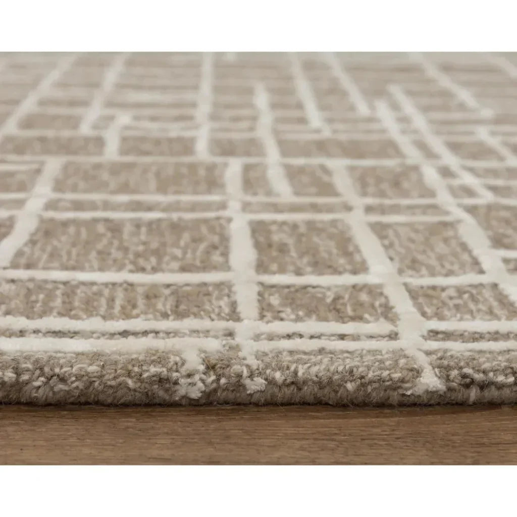 Baby Geometric Brown Area Rugs For Living Room - LOOMLAN - LOOMLAN - Area Rugs