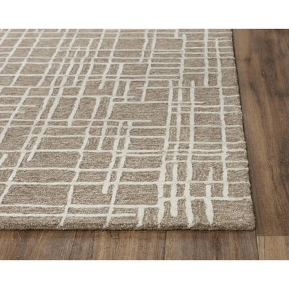 Baby Geometric Brown Area Rugs For Living Room - LOOMLAN - LOOMLAN - Area Rugs
