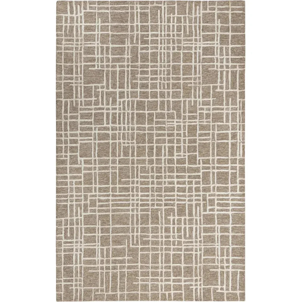 Baby Geometric Brown Area Rugs For Living Room - LOOMLAN - LOOMLAN - Area Rugs