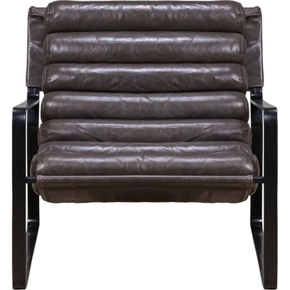 Bacana Leather In Yukon Basilica Chair - LOOMLAN - Olivia + Quinn - Club Chairs
