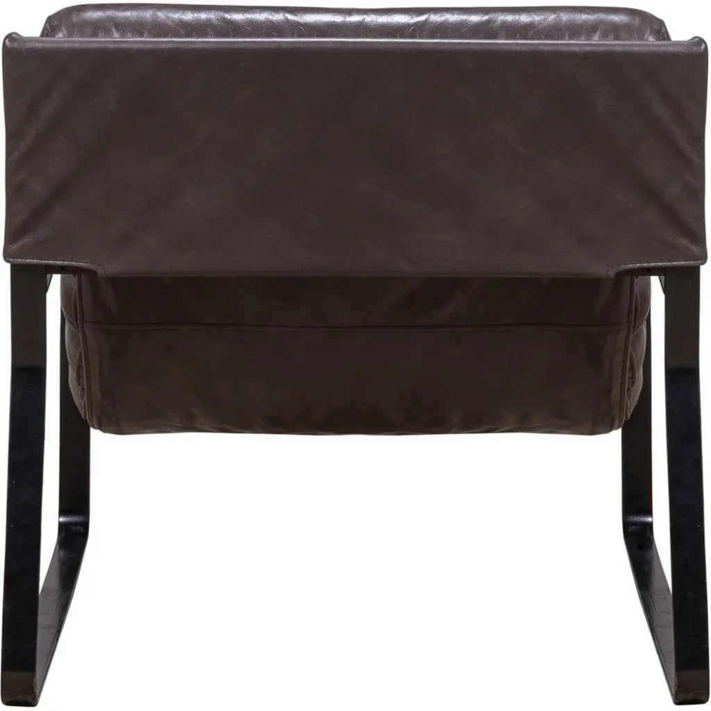 Bacana Leather In Yukon Basilica Chair - LOOMLAN - Olivia + Quinn - Club Chairs