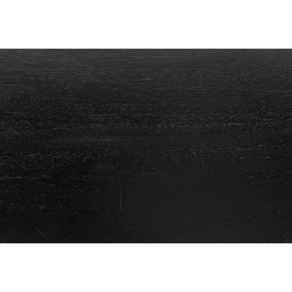 Bachelor Black Wooden Bed Frame - LOOMLAN - Noir - Beds