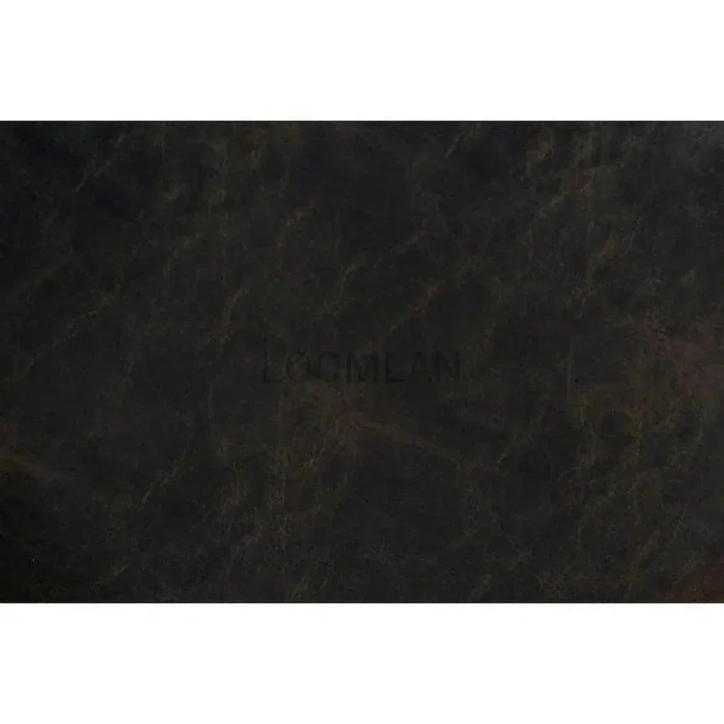 Backless Swivel Barstool Black Leather Seat 30"H - LOOMLAN - Sunny D - Bar Stools