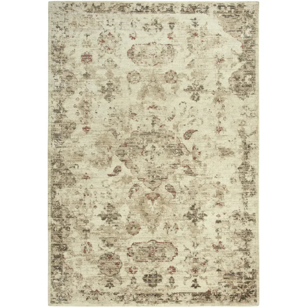 Bacs Medallion Beige Large Area Rugs For Living Room - LOOMLAN - LOOMLAN - Area Rugs