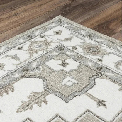 Badu Traditional Brown Living Room Rug - LOOMLAN - LOOMLAN - Area Rugs