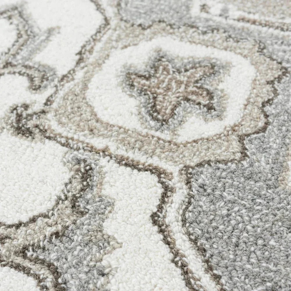 Badu Traditional Brown Living Room Rug - LOOMLAN - LOOMLAN - Area Rugs