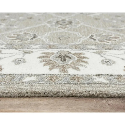 Bael Traditional Beige Living Room Rug - LOOMLAN - LOOMLAN - Area Rugs