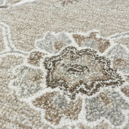 Bael Traditional Beige Living Room Rug - LOOMLAN - LOOMLAN - Area Rugs