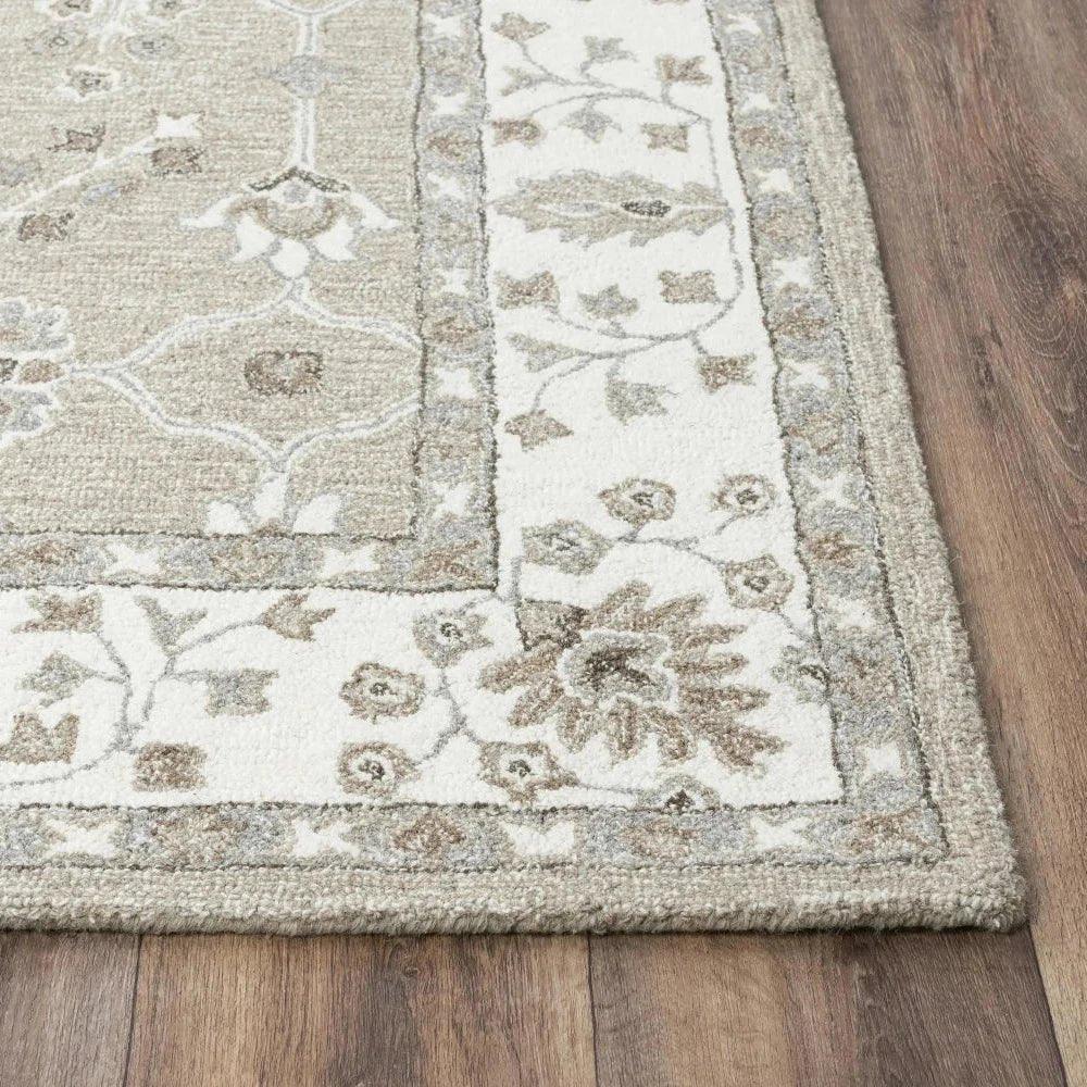 Bael Traditional Beige Living Room Rug - LOOMLAN - LOOMLAN - Area Rugs
