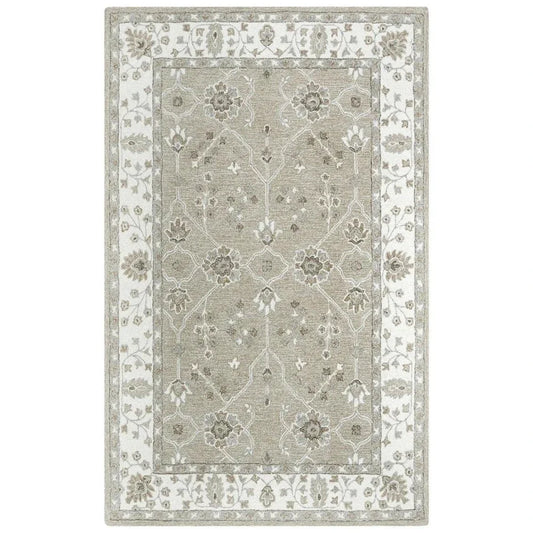 Bael Traditional Beige Living Room Rug - LOOMLAN - LOOMLAN - Area Rugs