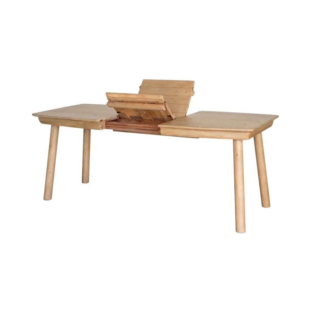 Bahama Sundried Wheat Extension Dining Table-Dining Tables-LH Imports-LOOMLAN