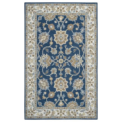 Baia Wool Blue Hallway Kitchen Runner Rug - LOOMLAN - LOOMLAN - Area Rugs