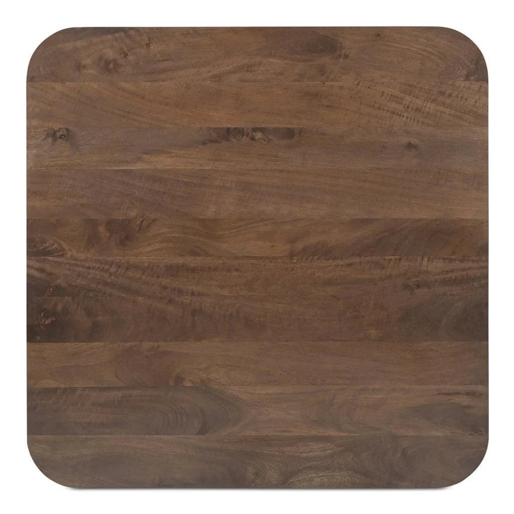 Bailey Deep Brown Mango Wood Nesting Coffee Table - LOOMLAN - Moe's Home - Coffee Tables