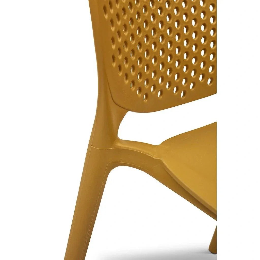 Bailey Poly Lumber Outdoor Side Chair 4PC-Outdoor Dining Chairs-Urbia-LOOMLAN