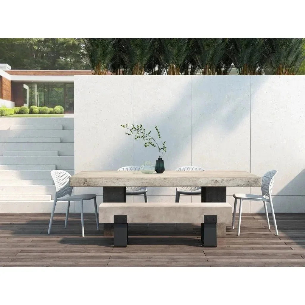 Bailey Poly Lumber Outdoor Side Chair 4PC-Outdoor Dining Chairs-Urbia-LOOMLAN