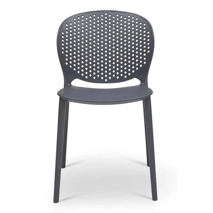 Bailey Poly Lumber Outdoor Side Chair 4PC-Outdoor Dining Chairs-Urbia-LOOMLAN