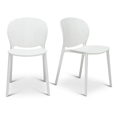 Bailey Poly Lumber Outdoor Side Chair 4PC-Outdoor Dining Chairs-Urbia-LOOMLAN