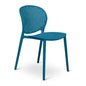 Bailey Poly Lumber Outdoor Side Chair 4PC-Outdoor Dining Chairs-Urbia-Teal-LOOMLAN