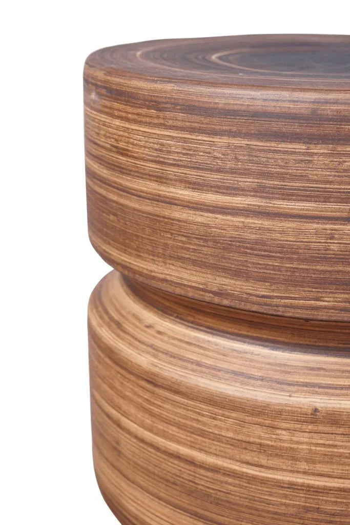 Balance Ceramic Armless Patio Stool-Garden Stools-Seasonal Living-LOOMLAN